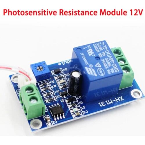 DC 12V Car Light Detection Photoresistor Sensor Delay Relay Module XH-M131 Smart Home Automation Modules