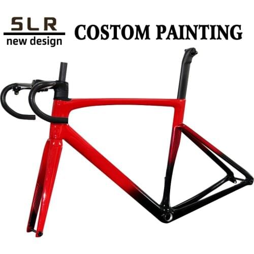 1:1 Disc Gravel SL7 Carbon Road Bike Bicycle Frame T1100 UD Road Rrame Middle Lock 6 Nails Brake Internal Cable Bikes Frameset