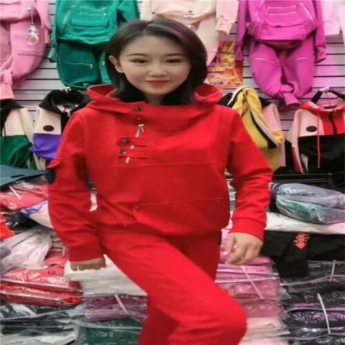 Casual womens solid corduroy suit sports suit female long-sleeved shirt and pants 2 piece suit outdoor running jogging clothing