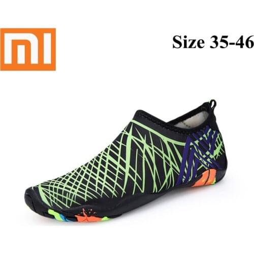 Size 35-46 Xiaomi Mijia Men Women Aqua Shoes Sneakers Quick Dry Swimming Footwear Unisex Outdoor Breathable Upstream Beach Shoes