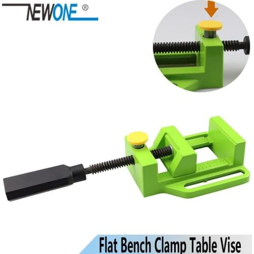Miniature Hobby Clamp On Table Bench Vise Tool Vice Muliti-Funcational Table Vice Carving Bench Clamp Drill Press Flat Vice
