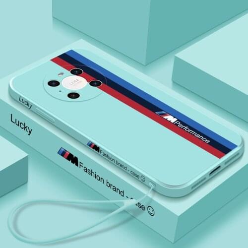 For Huawei Mate 40 Pro Case Soft Liquid silicone Skin fashion protective Back Cover Case For huawei Mate 30 20 Pro phone Shell