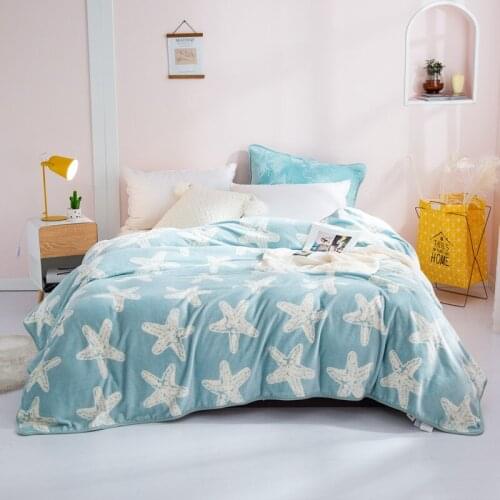 Soft Coral Fleece Blanket Winter Thicken Warm Quilted Blanket Portable Travel Blanket Sofa Bed Bedspread Blanket for Adults Kids