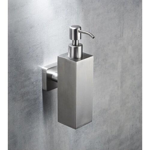 Stainless steel 304 bathroom soap bottle dishes bathroom wall soap holder shelf chorme soap dish bathroom hardware accessories