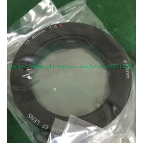 NEW EF 17-40 F4 Lens Front Name Plate Nameplate Cover Ring YB2-0379-000 For Canon 17-40mm F4L USM Repair Part Replacement