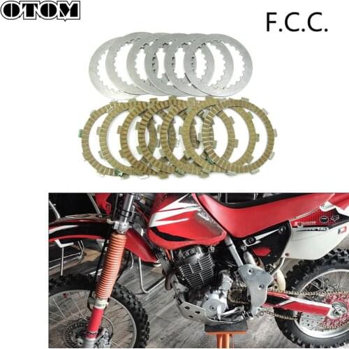 OTOM Clutch Plates Discs Kit Motorcycle Engine Parts F.C.C. Friction Plate And Steel Disc For HONDA XR400R XR400 R TRX400EX TRX