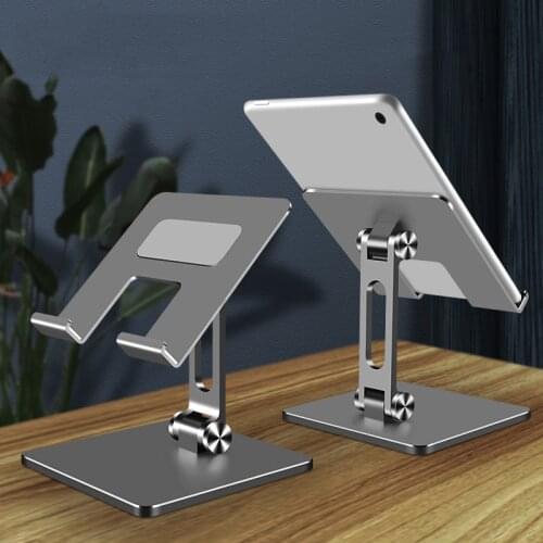 Tablet Stands For iPad Air Pro 12.9 Case Adjustable Foldable Height Angle Phone Holder For Xiaomi iPhone 12 Huawei Samsung Mount