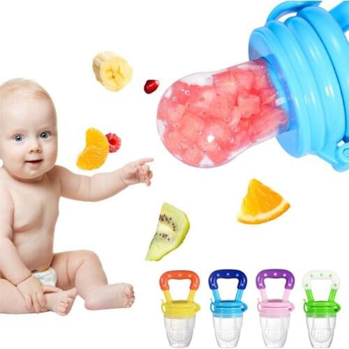High Quality Baby Fruits Nipple Feeder Pacifiers Feeder Easy Eating Baby Supplies Safty Nipple Soother Bottles