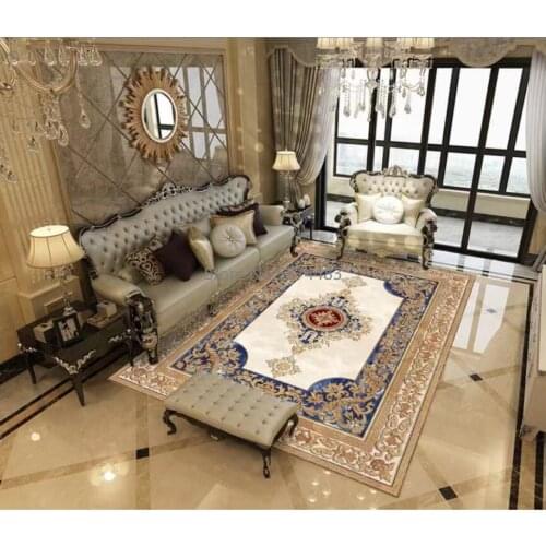 Floral Prints Modern Living Room Carpets Home Nordic Carpet Bedroom Bedside Blanket Area Rug Soft Study Room Rugs Floor