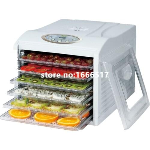 Free shipping New 6 layers Intelligent fruit dryer Dehydrator machinery dryer food drying fruit machine dryer for food NE