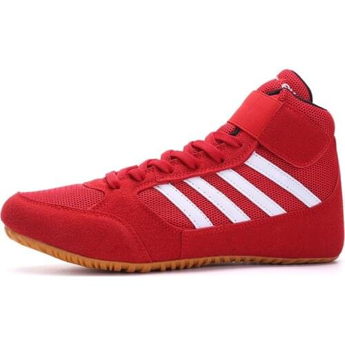 TaoBo Original Day-key New Wrestling Shoes Size 33 34 for Women Men Training Boxing Shoes High Top Non-slip Gym Work Out Shoes