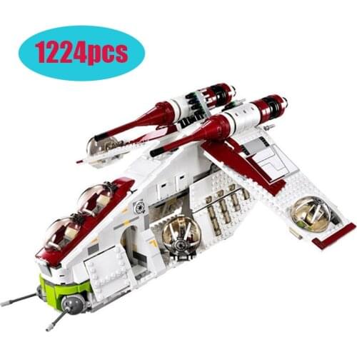 Millennium Imperial Spaceship 79211 Republic Gunship Set Kids Educational Building Blocks Bricks Christmas Gifts For Boys Gift