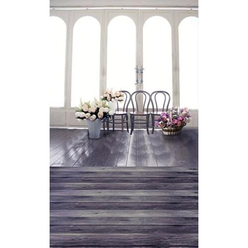 VinylBDS New Arrival Background Fundo Chairs Flower Baskets 300Cm*200Cm(About 10Ft*6.5Ft) Width Backgrounds Lk 2654