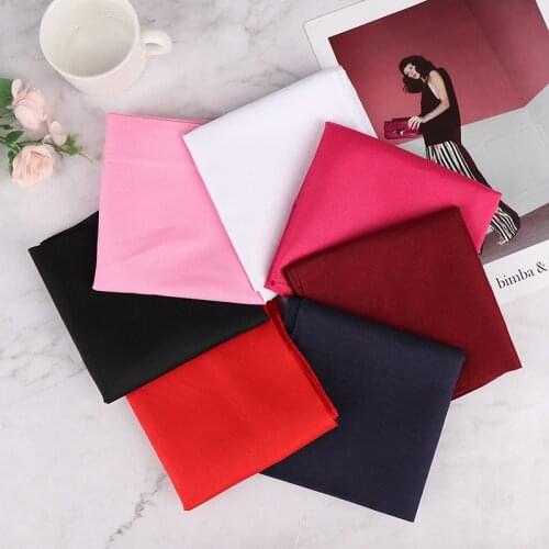 Women Solid Color Bandana Multi Functional Square Scarf Headband Hair Band Fashion Lady Hair Band Turban