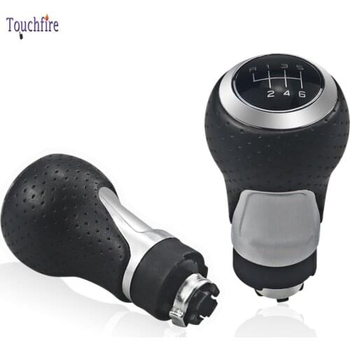 1pcs Manual 5/6 Speed Car Gear Shift Knob Lever Stick Pen Handle Head For Audi A4 S4 B8 8K A5 8T Q5 8R S Line 2007-2014 Passat