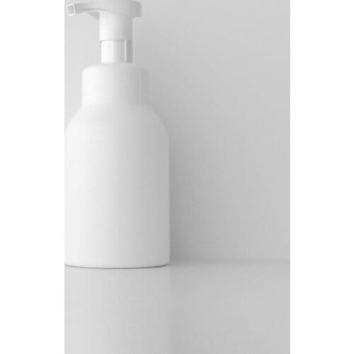 12pcs 450ml White empty soap shaving foam dispenser pump container bottles , makeup plastic bottle foam, DIY foaming bottle