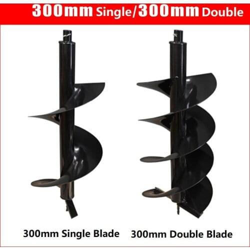300mm*800mm Earth Auger Drill Bit For Petrol Planting Post Hole Digger Power Tool Accessories 30cm Width