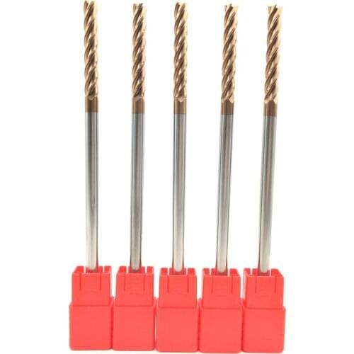 5PCS HRC60 6mm Solid Carbide Endmills ENDMILL D6X45XD6X150L 4 Flute Standard Length Side milling Slotting Profiling face mill