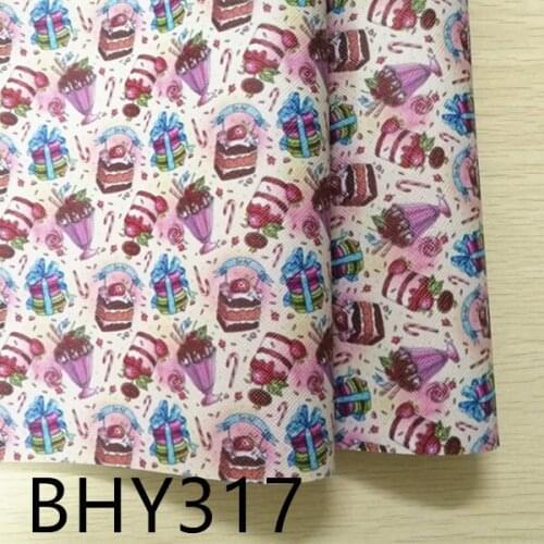 Free shipping 7.6*12inch cartoon line print synthetic leather fabric for DIY accessories BHY317