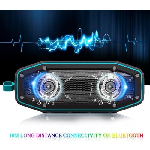 Bluetooth Speaker Outdoor Waterproof Portable Speaker 10W Sound Box Music Column Wireless Loudspeaker Subwoofer HD Bass Stereo