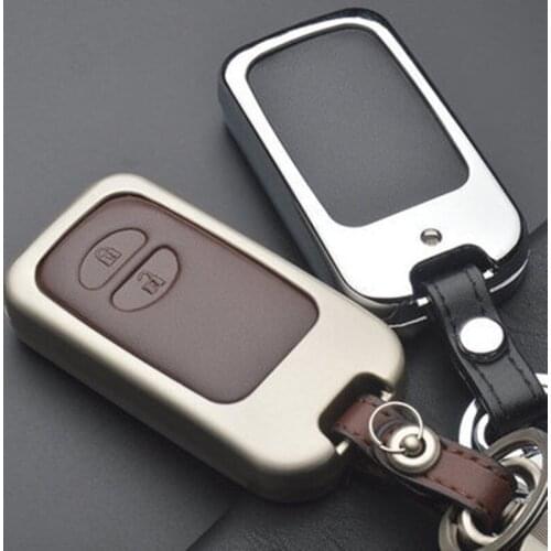 Zilly Car Key Case Cover ring For Toyota Land Cruiser Prado 150 Camry Prius Crown For Subaru 2013 2014 Foreste key case wallet