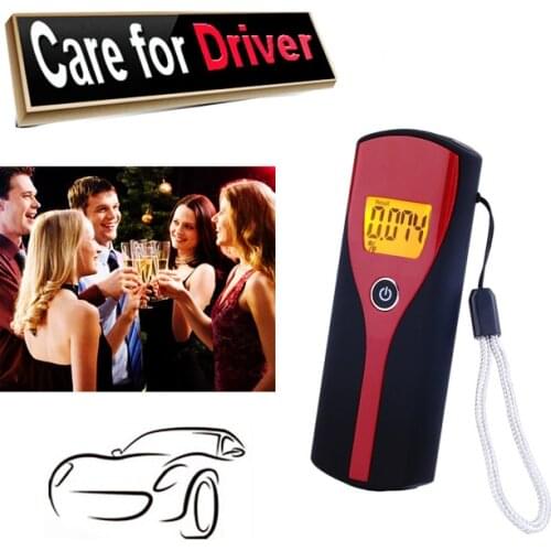 Digital Alcohol Breath Alert Breath Tester LCD Display with audible alert Quick response The Breathalyzer Parking Breathalyser