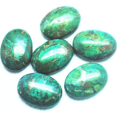 8pcs nature fynchenite stone cabochons oval shape china phenix stone no hole for women pendants making accessories 13x18mm