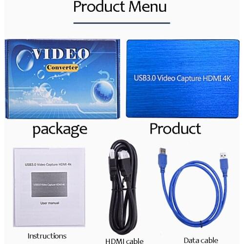 Video capture box 4k sound card decoder HIFI amp 24BIT lossless decoding fiber coaxial digital audio lifetime warranty