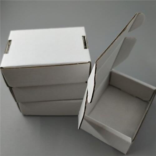 Small white shipping boxes for jewelries cosmetics gift mailing packaging blank white gift packaging packing boxes