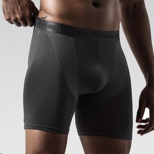 Mens Sport Mid Rise Boxer Briefs Breathable Pants Breathable Shorts Underwear High Quality Elastic Wholesale Boxers Briefs