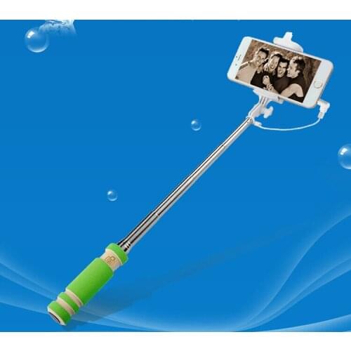 2019 New Extendable Handheld Selfie Stick For IOS android Audio Cable Remote Control new selfie stick