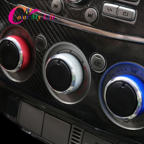 Air Conditioning Heat Control Switch Knob for FORD FOCUS 2 MK2 Focus 3 MK3 Mondeo AC Knob Car 3PCS /LOT Car Styling
