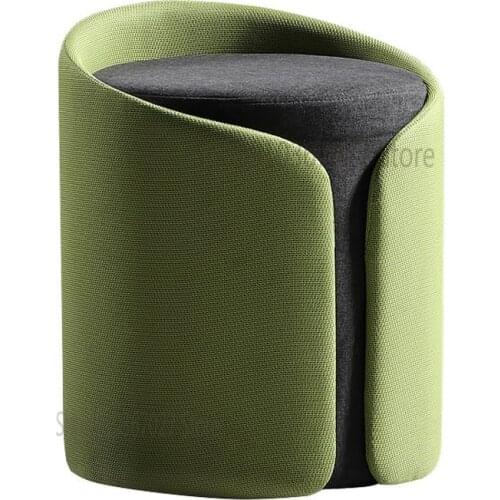 Nordic Fashion Creative Sofa Stool Fitting Room Low Stool Ins Net Red Foot Stool Fabric Household Shoe Changing Stool