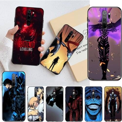 Solo leveling igris Phone Case for Redmi 9A 8A 7 6 6A Note 9 8 8T Pro Max Redmi 9 K20 K30 Pro