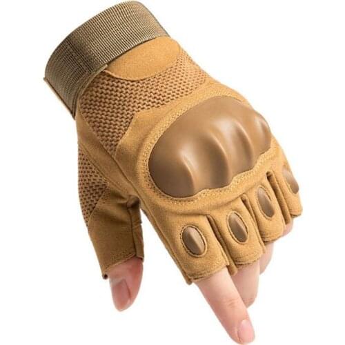 Outdoor Tactical Protective Gloves Military Army Shooting Hiking Hunting Climbing Cycling Gym Riding Airsoft Half Finger Gloves