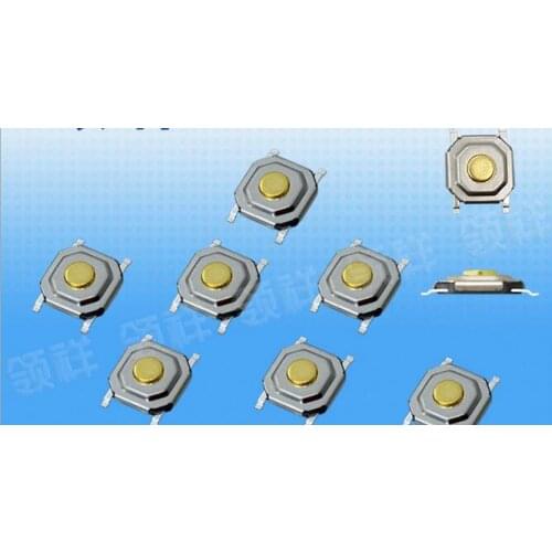 100x Tactile Push Button Switch Momentary Tact 4x4x1.5mm 4pin SMD Surface Mount mini switch