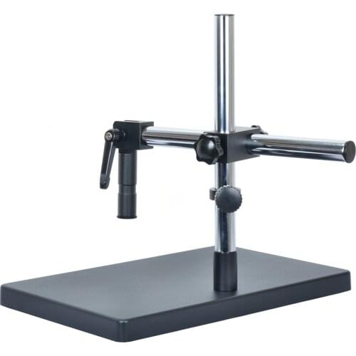 Big Size Universal Bracket Adjustable Table Stand Holder + Multi-Axis Adjustable Metal Arm for Lab Industry Microscope Camera
