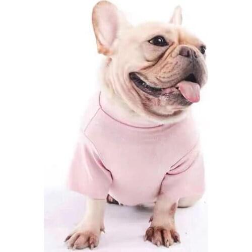 Spring Summer Pet Dog T-shirt Vest Clothes Puppy Coat Jacket Sweater For Small Medium Dogs Corgi Pug Schnauzer LXC22