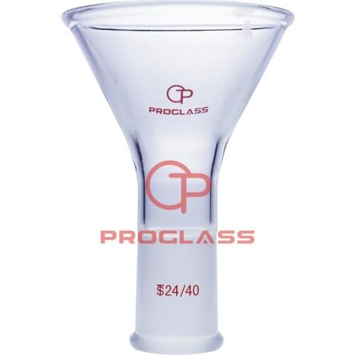 Power Funnel ,60° side angle and a standard Female joint 24/40,100mm Diameter