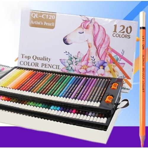 120 Colors TOP Quality Color Pencil Professional Oil Artists Pencils Set Painting Sketching Wood Color Pencil School Supplies