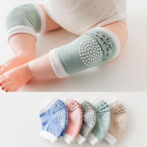 3 pairs Baby crawling knee protector pure cotton spring and summer childrens sheath 0 to 3 years old