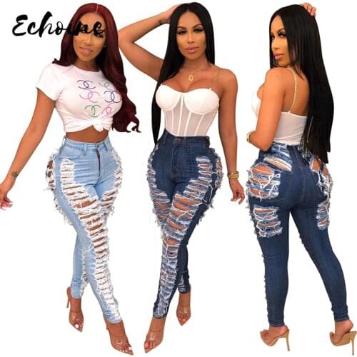Jeans Women High Waist Jeans Woman Elastic Plus Size Stretch Jeans Female Washed Denim Skinny Pencil Pants Trousers Plus Size 2X