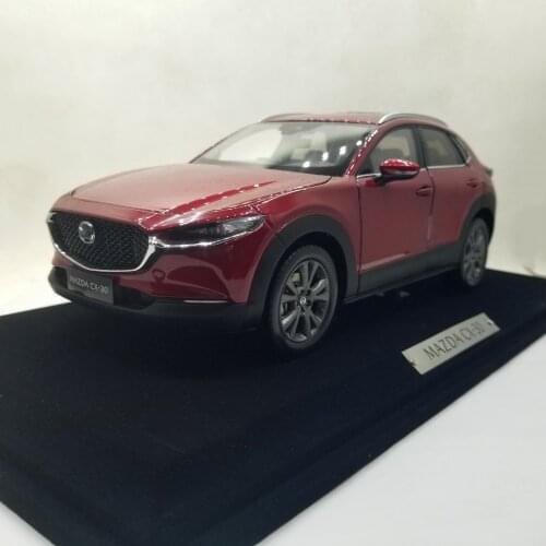 1:18 Diecast Model for Mazda CX-30 2020 Red SUV Alloy Toy Car Miniature Collection Gift CX30 CX 30