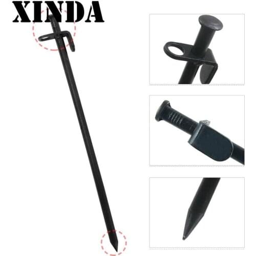 20cm High Strength Steel Camping Peg Metal Stakes Nail Traveling HW286 For Camping Building Equipment Outdoor E9M8