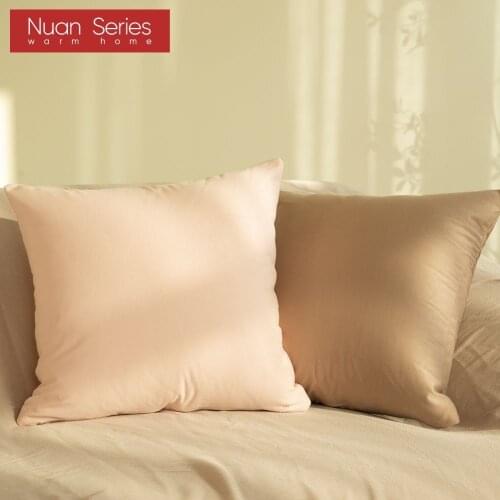 Cushion Cover 45x45cm Rectangle Pillow Case For Living Room Sofa Solid Color Throw Pillowcase Home Decoration