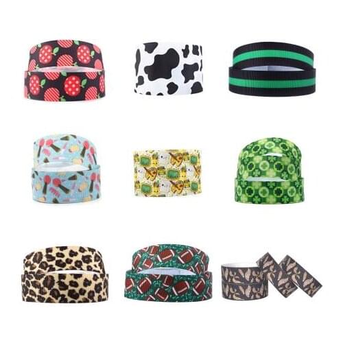 Flower Fruit Grosgrain Ribbon Fabric Crafts Party Home Packing Wedding Decoration Gift Wrapping DIY,50Yc11159