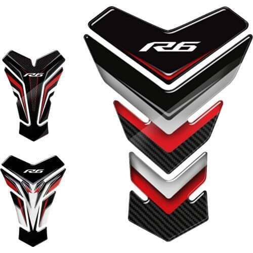 For Yamaha YZF-R6 R6 2002-2020 3D Resin Tank Pad Protector for Motorcycle Decal Sticker