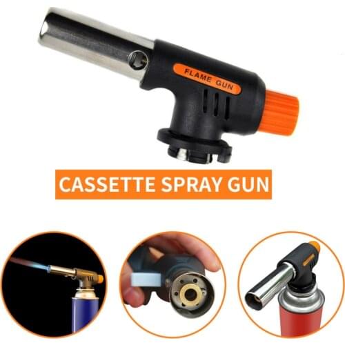 Welding Gas Burner Flame Gas Torch Flame Gun Blowtorch Cooking Soldering Butane AutoIgnition GasBurner Lighter Heating