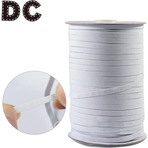 200Yard/roll White 3/6mm Thread Mask With Adjustable Elastic Band Fixed Elastic Rope For Durability Comfortable DIY
