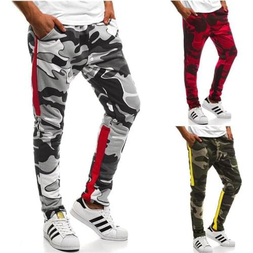 Mens Camouflage Sweats Pants Men Joggers Tracksuit Bottoms Army Military Camo Print Casual Cotton Sweatpants Trousers Male